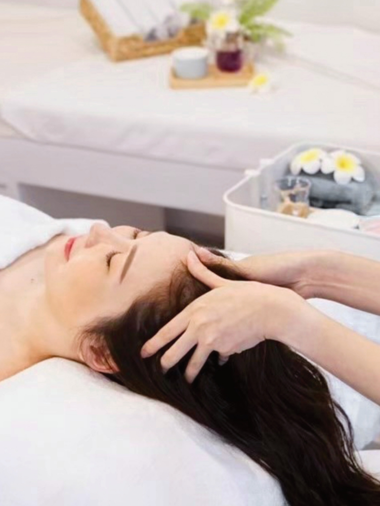 hair spa massage
